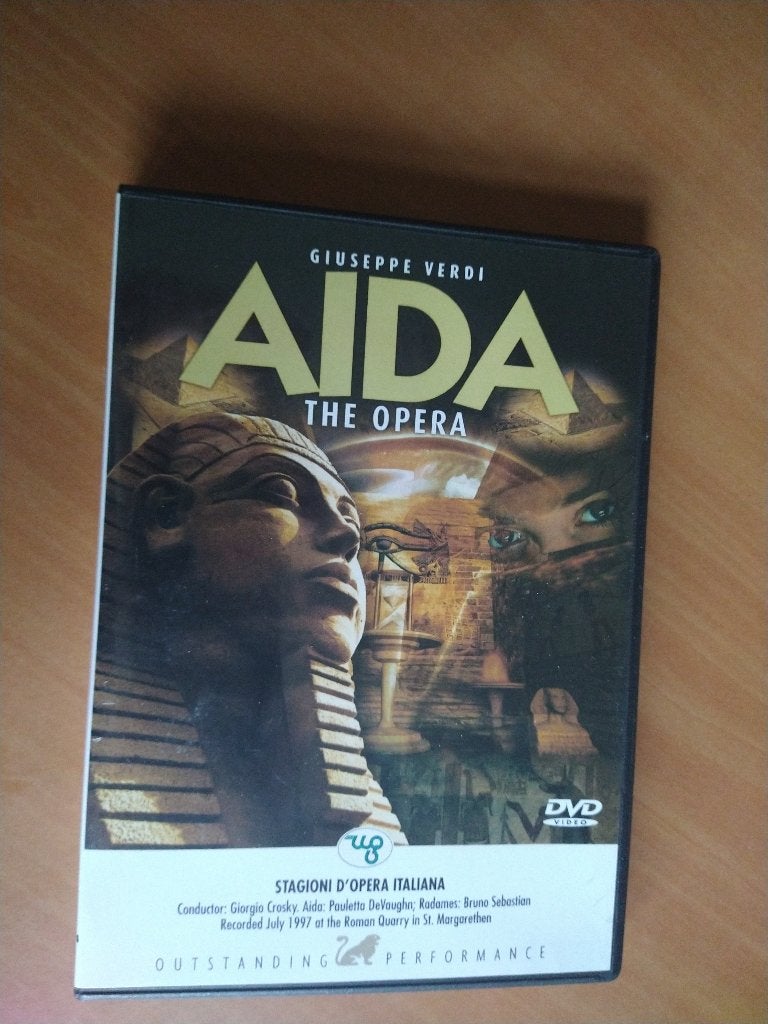 DVD Aida The Opera - Giuseppe Verdi, Alle leeftijden, Ophalen of Verzenden, Zo goed als nieuw
