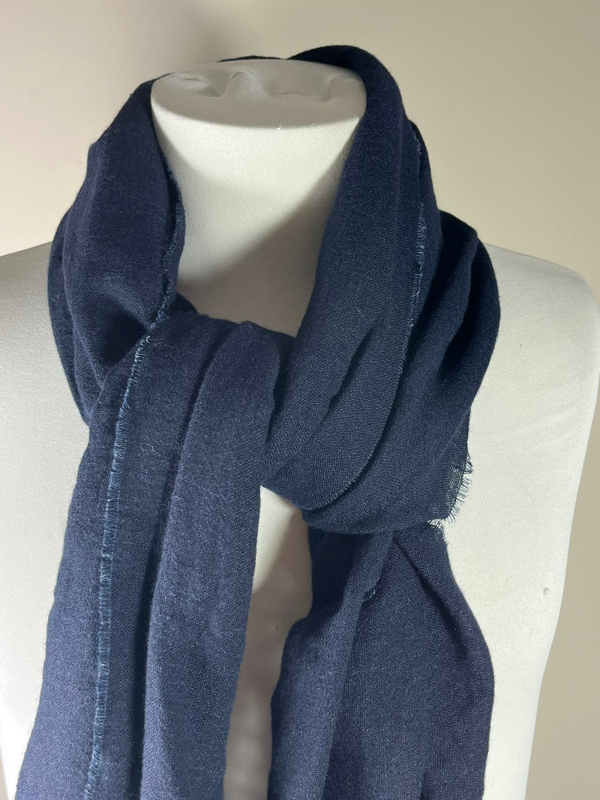 Polo Ralph Lauren sjaal met cashmere, nieuw, wvp €155,-, Blauw, Nieuw, Overige maten, Ophalen of Verzenden