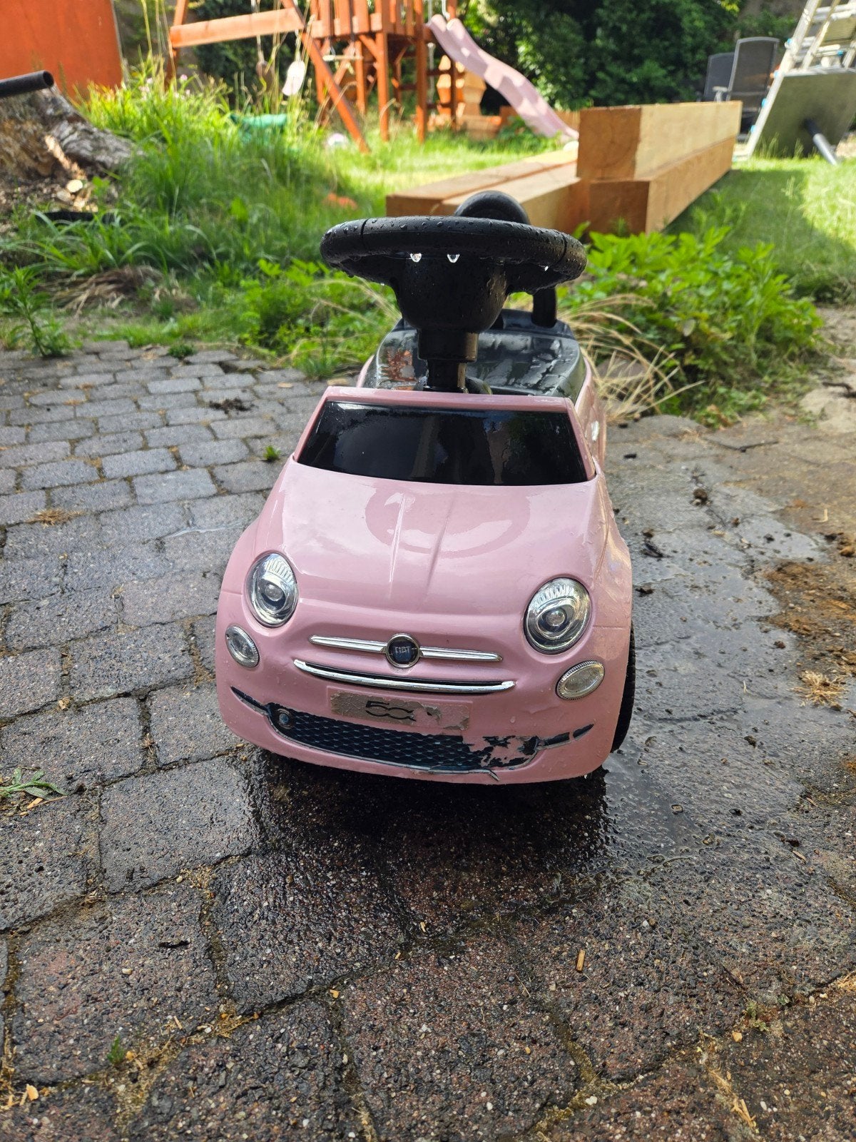 Speelgoedauto, Ophalen