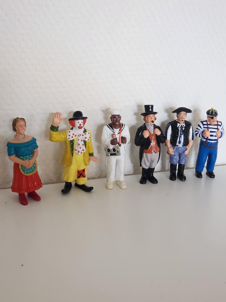 Pipo de Clown en Mama Loe poppetjes, Ophalen of Verzenden, Zo goed als nieuw