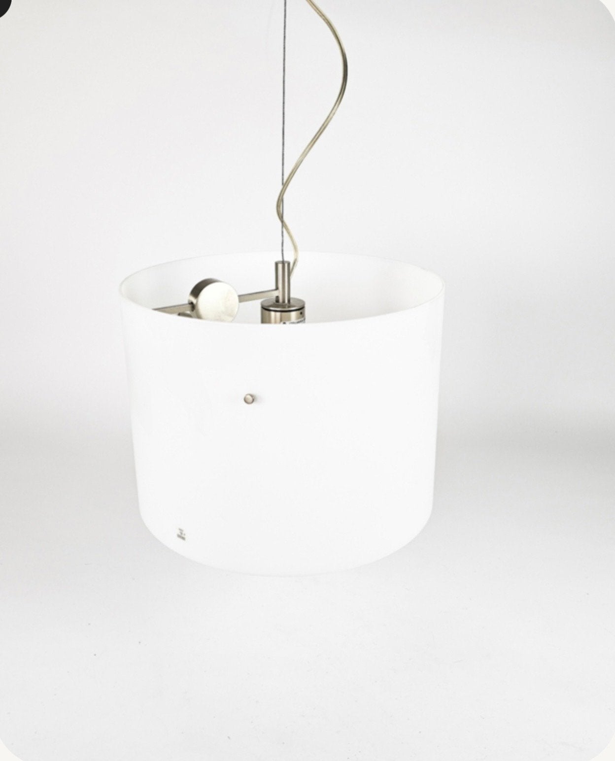 Design witte hanglamp - Nemo Italiana Luce (Donna), Huis en Inrichting, Italiaans design klassieker, E27 (groot), Ophalen of Verzenden