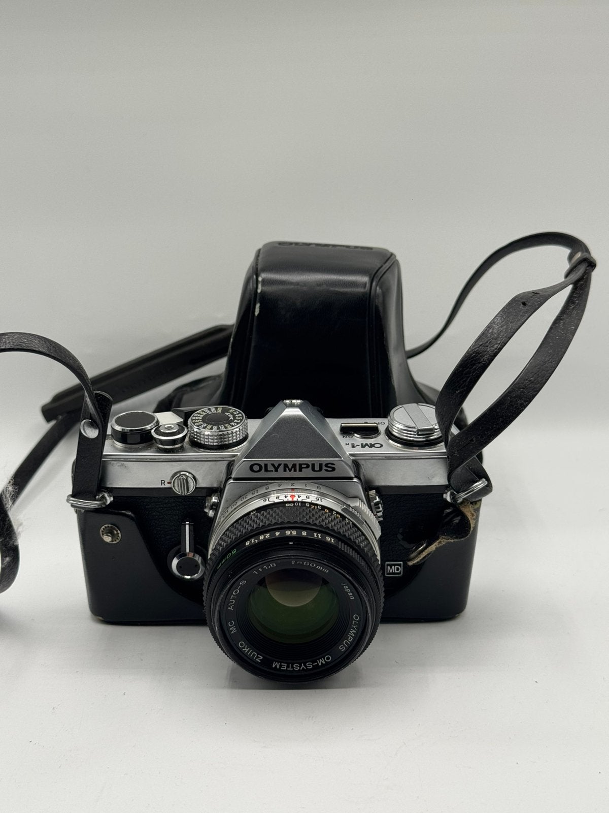 Olympus om-1 analoge 35 mm Camera | zuiko 50mm f/1.8 lens, Ophalen of Verzenden, Zo goed als nieuw, Spiegelreflex, Olympus