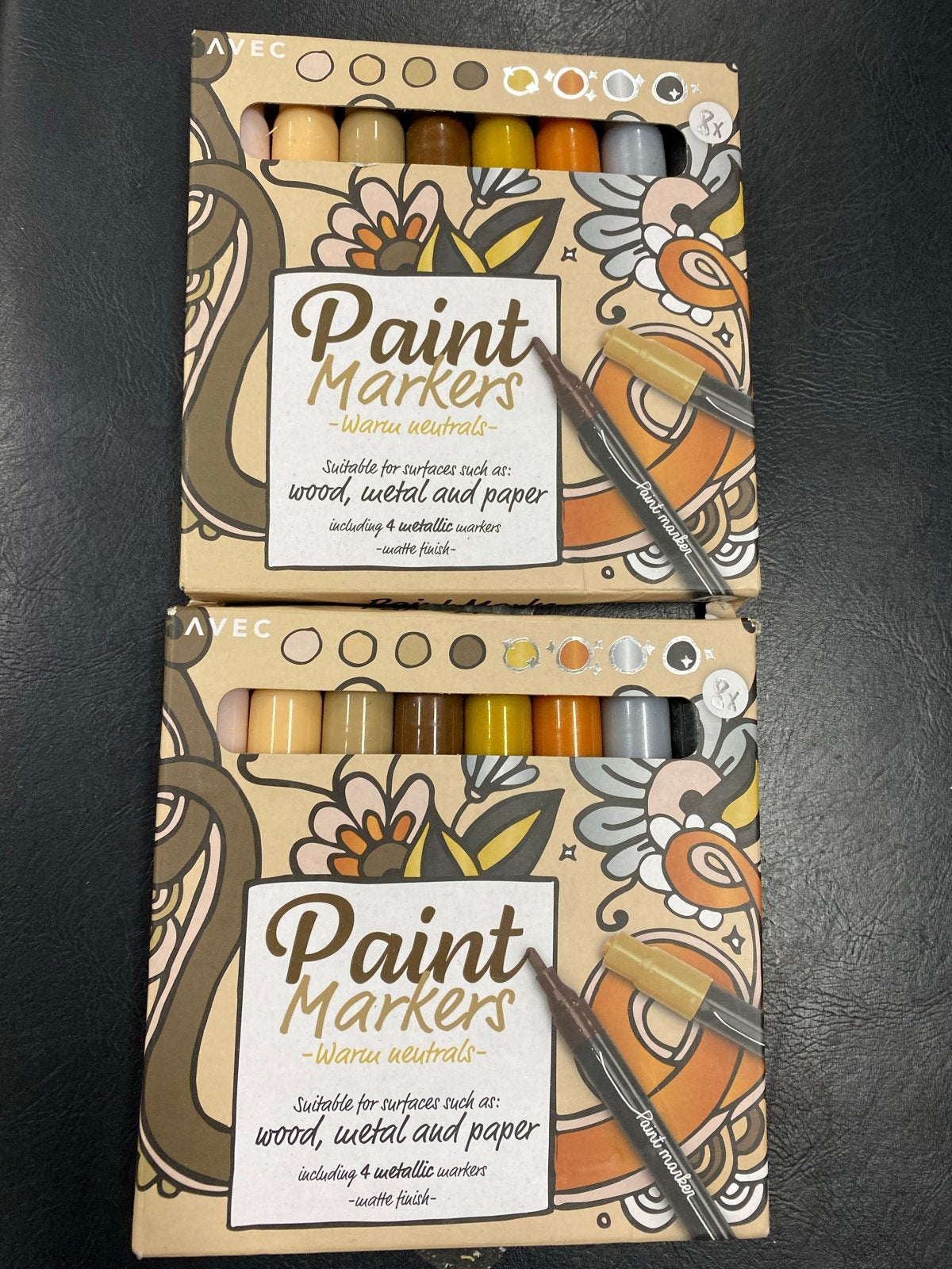 AVEC Paint Markers - Warme Neutrals & Tropische Tuin (2 sets, Ophalen of Verzenden, Nieuw, Overige typen