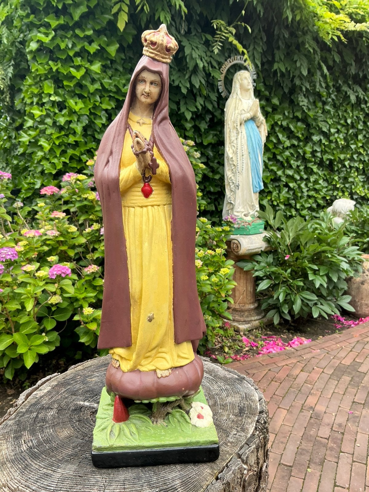 Oud Maria beeld ❤️ O.L.V Fatima, Ophalen of Verzenden