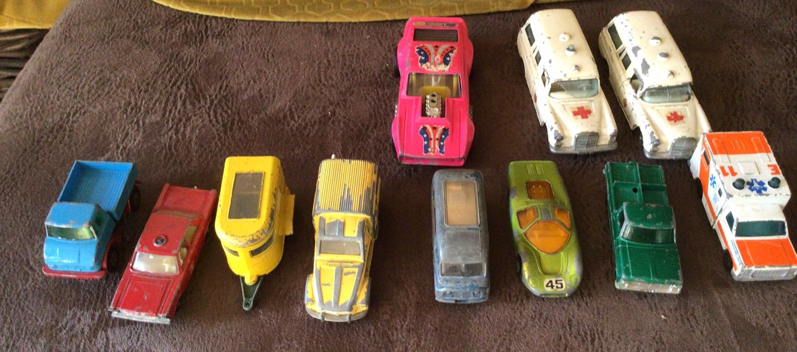 Vintage matchbox autootjes, Ophalen of Verzenden, Gebruikt