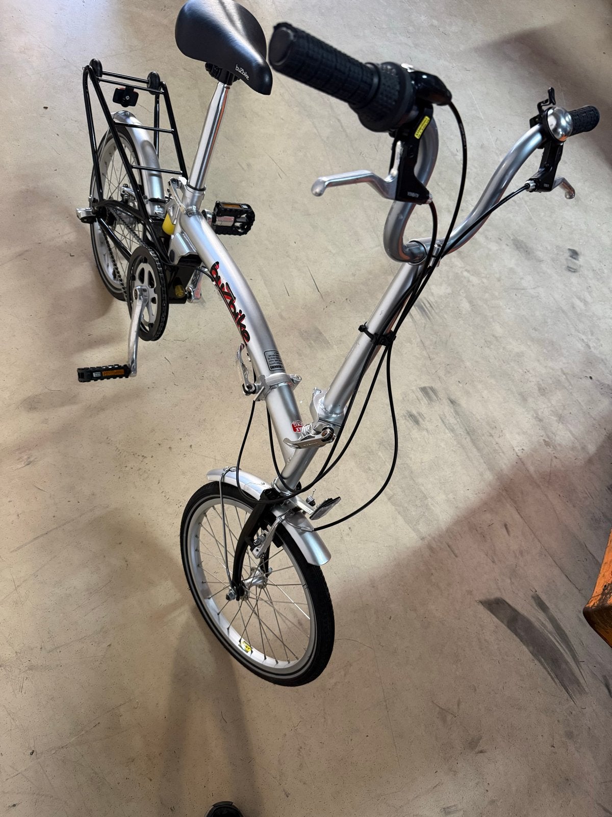 Opvouwbare Buzbike fiets met Shimano Nexus 3 versnellingen, 20 inch of meer, Gebruikt, Versnellingen, Totaal opvouwbaar