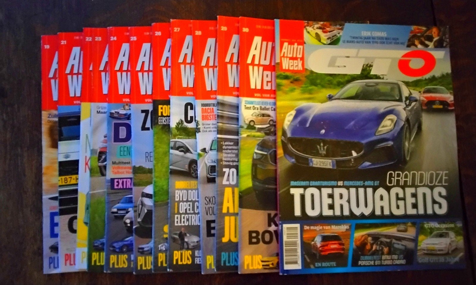 11 Autoweek nr 19 t/ m 30 en 1 Autoweek GTO nr 3 van 2024., Ophalen of Verzenden, Gelezen, Algemeen