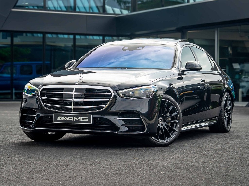 Mercedes-Benz S-Klasse S 450 4MATIC Lang AMG Line | 4X massa, Automaat, Gebruikt, Zwart, Bedrijf