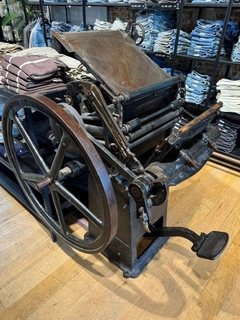 Degelspers (drukpers) periode 1910 - 1925, Ophalen