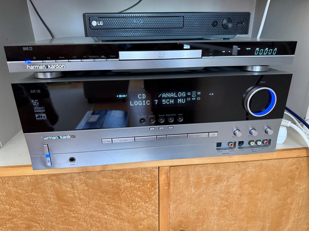 Harman Kardon Home Cinema Set met Infinity Speakers, Audio, Tv en Foto, Home Cinema-sets, 70 watt of meer, Dvd-speler, Ophalen