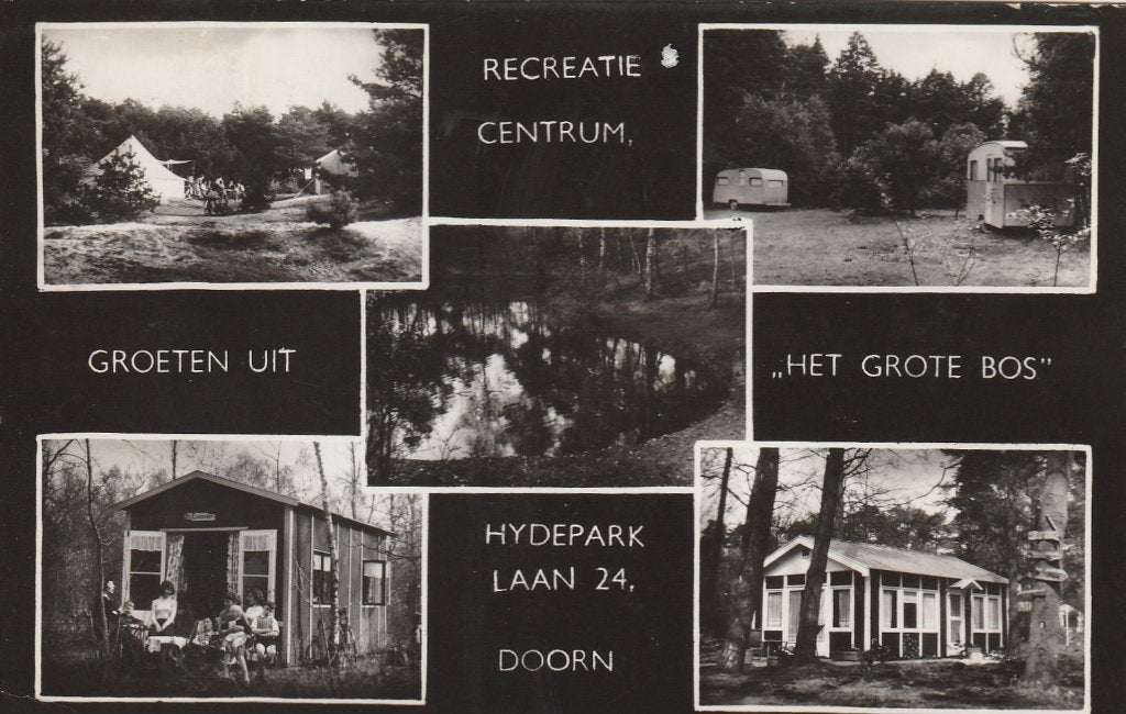 DOORN  Het Grote Bos Recratiecentrum, Verzenden, 1940 tot 1960, Gelopen, Utrecht