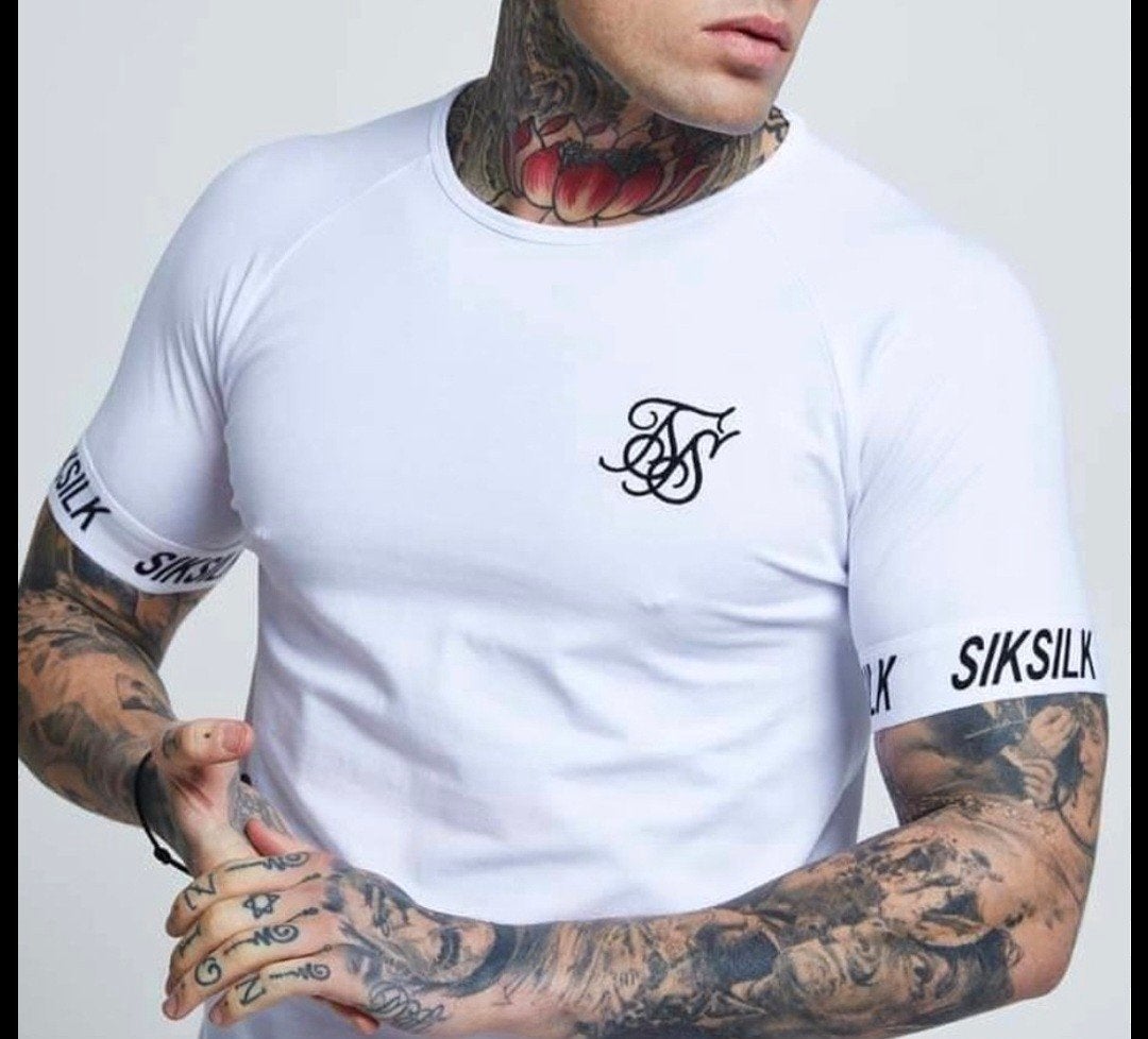 Siksilk. Maat L, Maat 52/54 (L), Siksilk, Verzenden, Wit