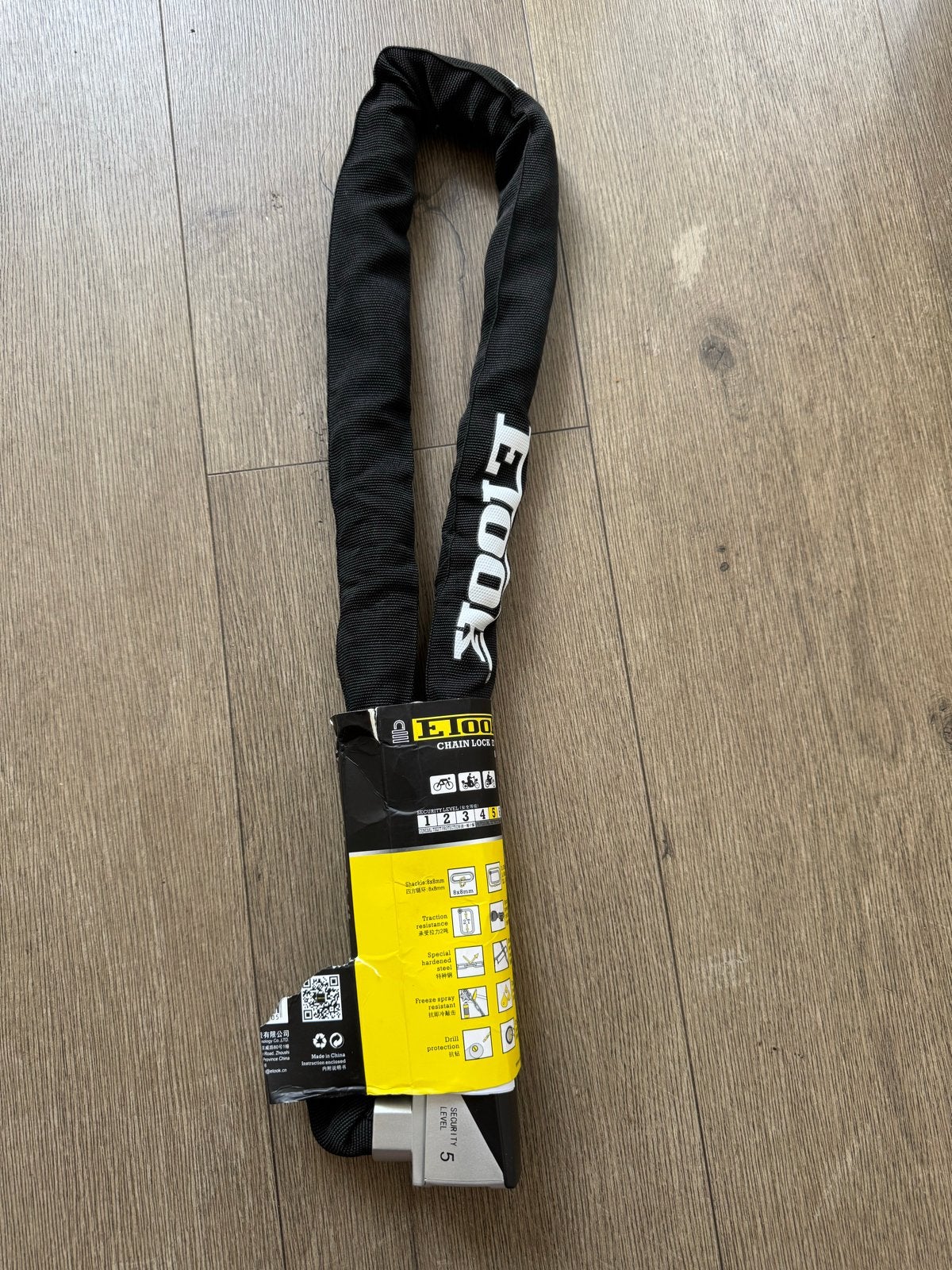 ET555 Kettingslot - Nieuw in verpakking, Ophalen of Verzenden, Nieuw, Kettingslot