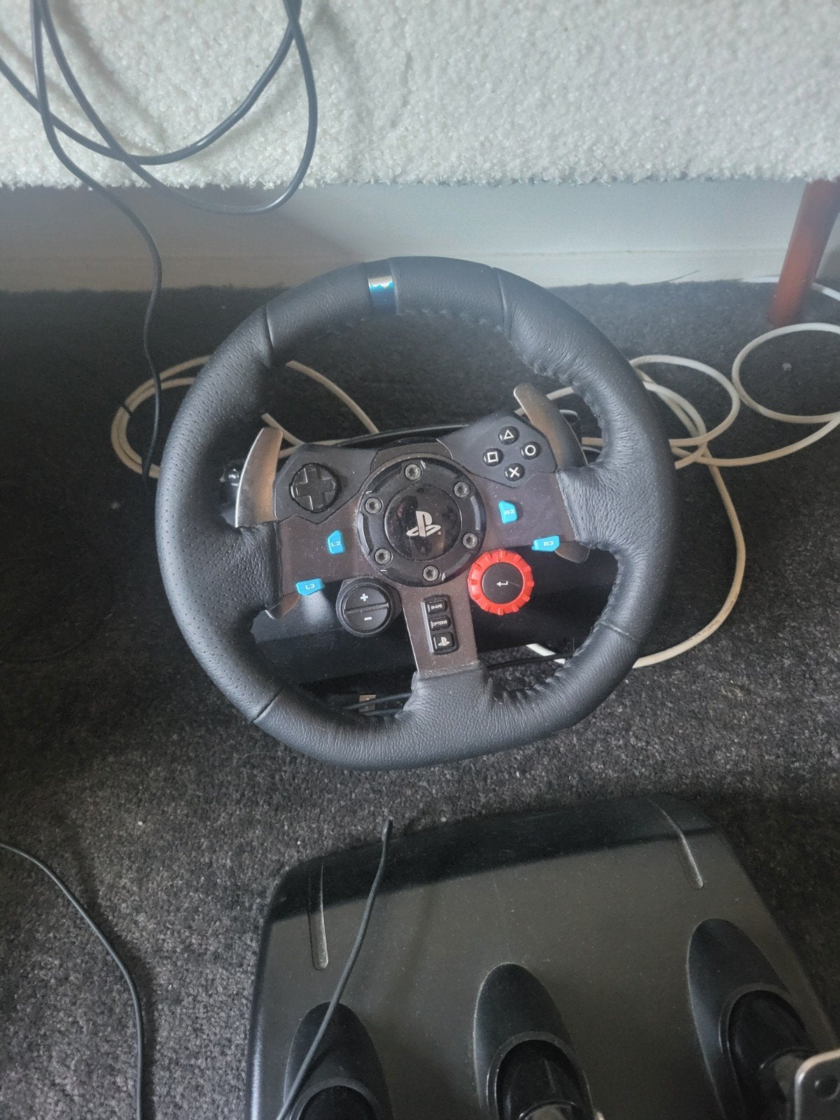 Logitech G29 racestuur met pedalen voor PlayStation, Ophalen of Verzenden, Gebruikt, Stuur of Pedalen, PlayStation 3
