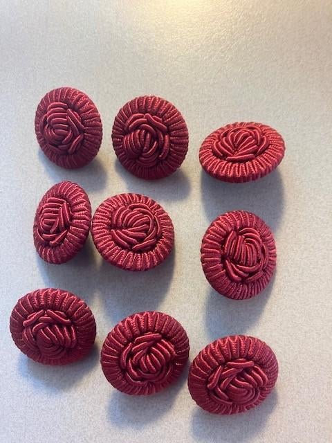 knopen jas Astor klassiek vintage rode draad nr 36 € 2,- pst, Hobby en Vrije tijd, Naaien en Fournituren, Nieuw, Knoop of Knopen