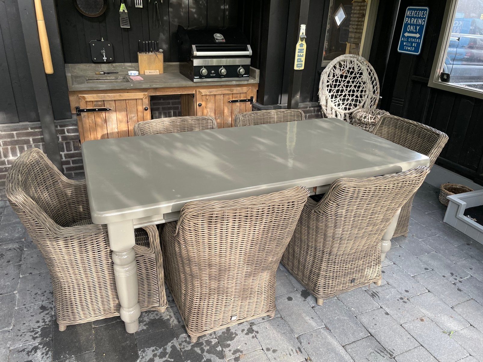 Tuin tafel 200x100, Ophalen