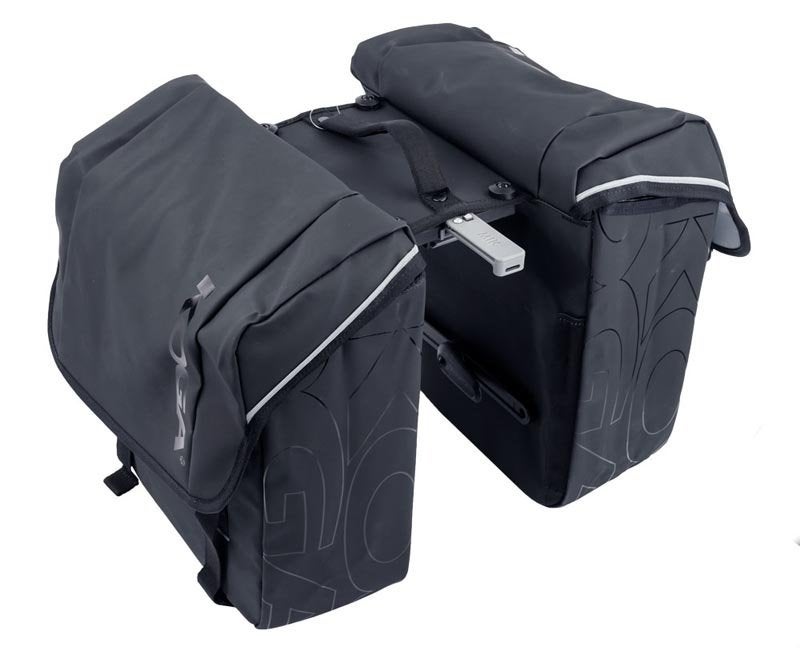 DUBBELE TAS KOGA ALLROUND MIK ZWART 28L, Fietsen en Brommers, Fietsaccessoires | Fietstassen, Nl, Info@vanesch-tweewielers.nl