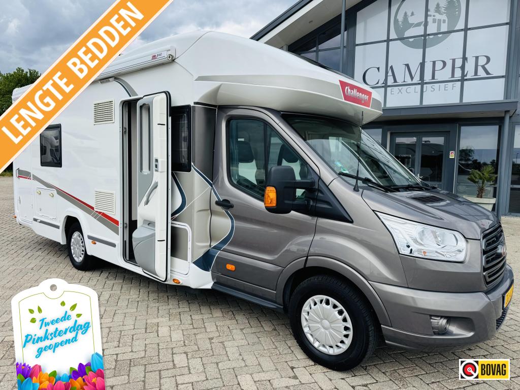 Challenger Mageo 377 Lengtebedden Enkele bedden Hefbed, Caravans en Kamperen, Campers, Standaard zit, Contact@challenger.tm.fr