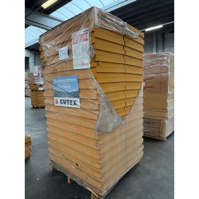 Houtvezelisolatie, GUTEX, biobased isolatie, Overige materialen, Zo goed als nieuw, 15 m² of meer, 8 tot 12 cm