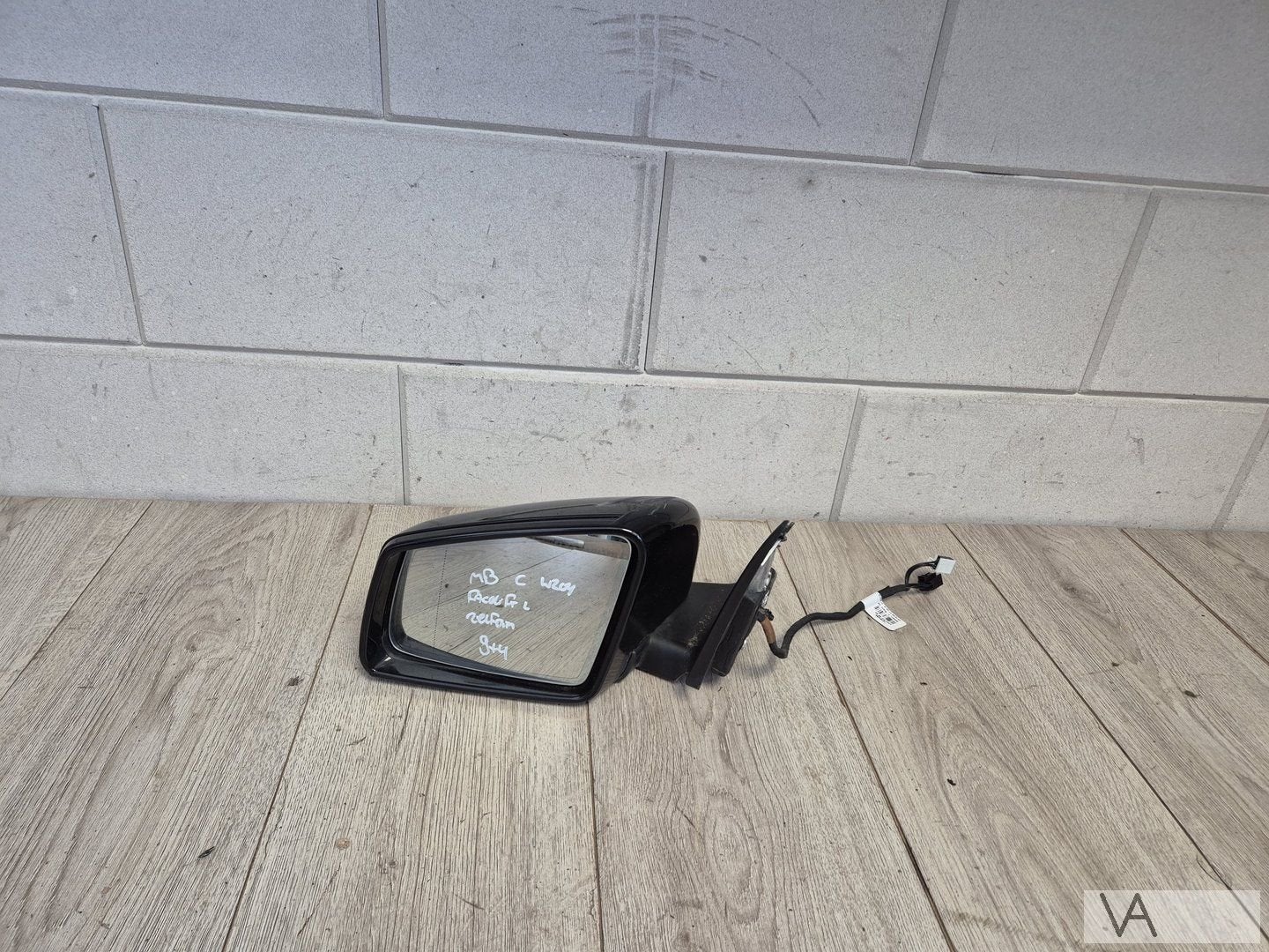 Mercedes C klasse W204 2010 - 2014 spiegel links ZELFDIMMEND, Gebruikt, -, Ophalen of Verzenden, -