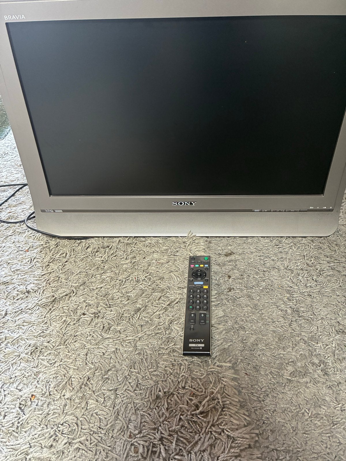 Sony Bravia LCD TV met afstandsbediening, Gebruikt, 50 Hz, Ophalen of Verzenden, Sony