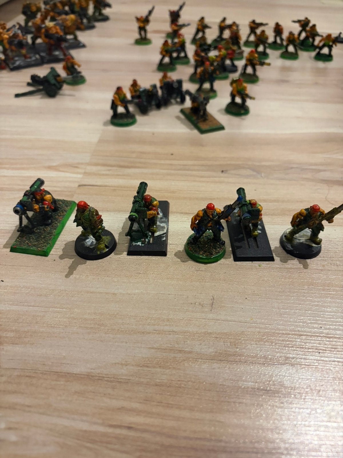 Warhammer 40k astra militarum metalen catachan heavy weapons, Figuurtje(s), Ophalen of Verzenden, Geverfd, Warhammer 40000
