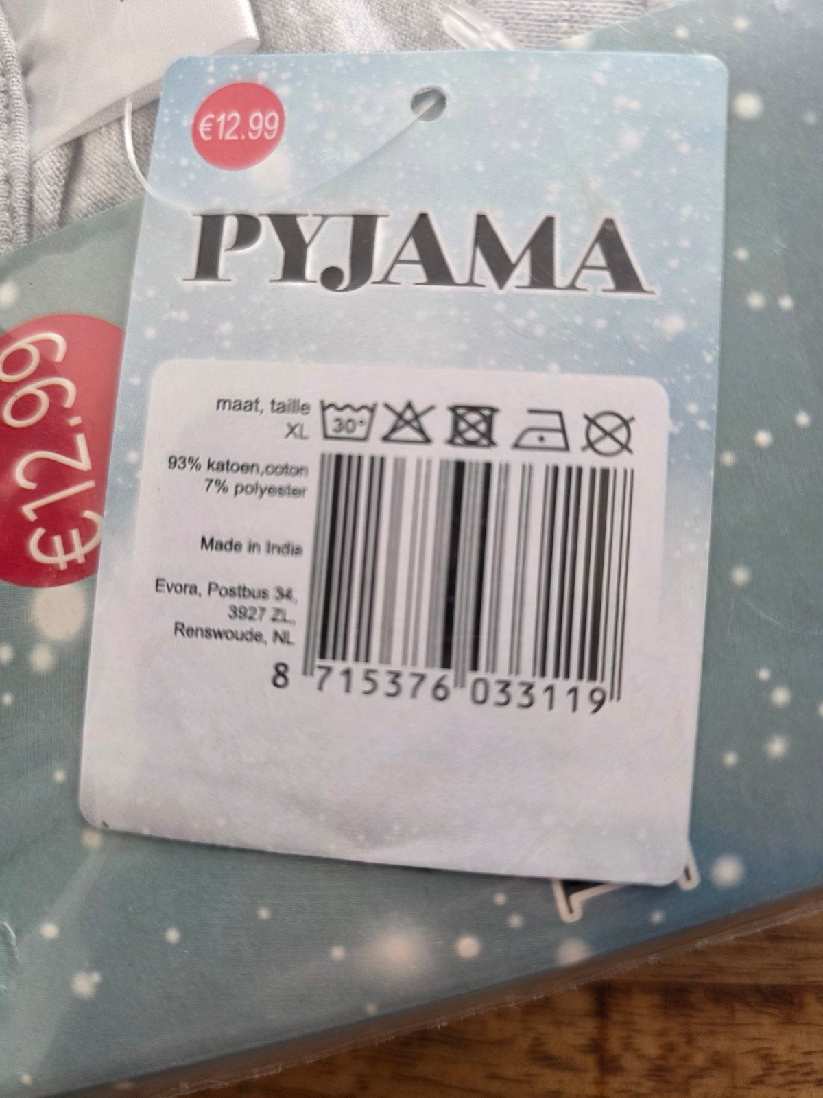 Kerstpyjama Family Edition - Daddy - Maat XL, Kleding | Heren, Ophalen, Nieuw, Maat 56/58 (XL), Family Edition