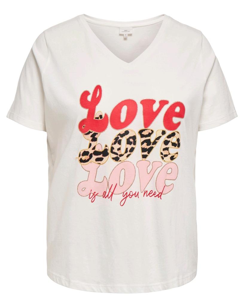 Wit shirt Carmeabell van Only Carmakoma Maat 50/52, Kleding | Dames, Grote Maten, O, O, Nieuw, Only Carmakoma