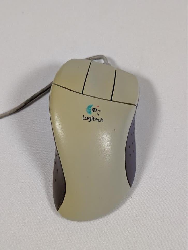 Logitech MouseMan – Ergonomische PC Muis – Vintage Logitech, Computers en Software, Vintage Computers, Ophalen of Verzenden