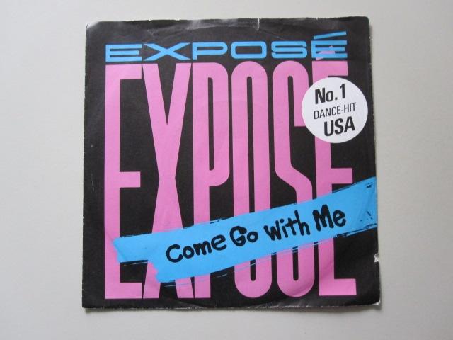 EXPOSE -  come go with me - vinyl 7", Cd's en Dvd's, Vinyl Singles, Gebruikt, 7 inch, Ophalen of Verzenden, R&B en Soul
