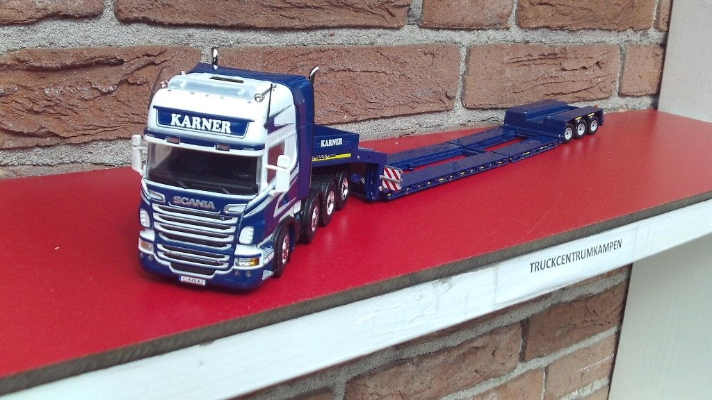 IMC  Scania  R6  Topline  8 x 4  van  Karner., Hobby en Vrije tijd, Modelauto's | 1:50, Ophalen of Verzenden, Nieuw, Bus of Vrachtwagen
