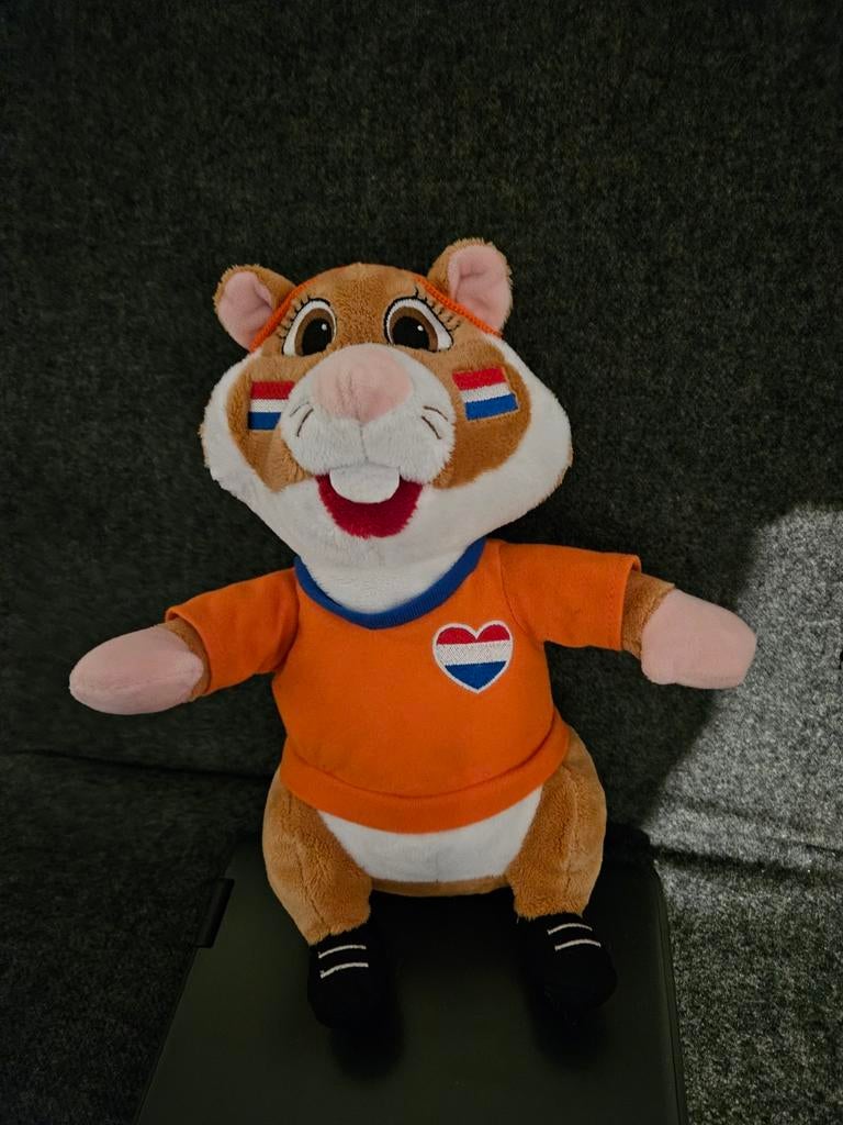 Hamster Knuffel Oranje voetbal, Oranje, Overige merken, Overige karakters, Hamster