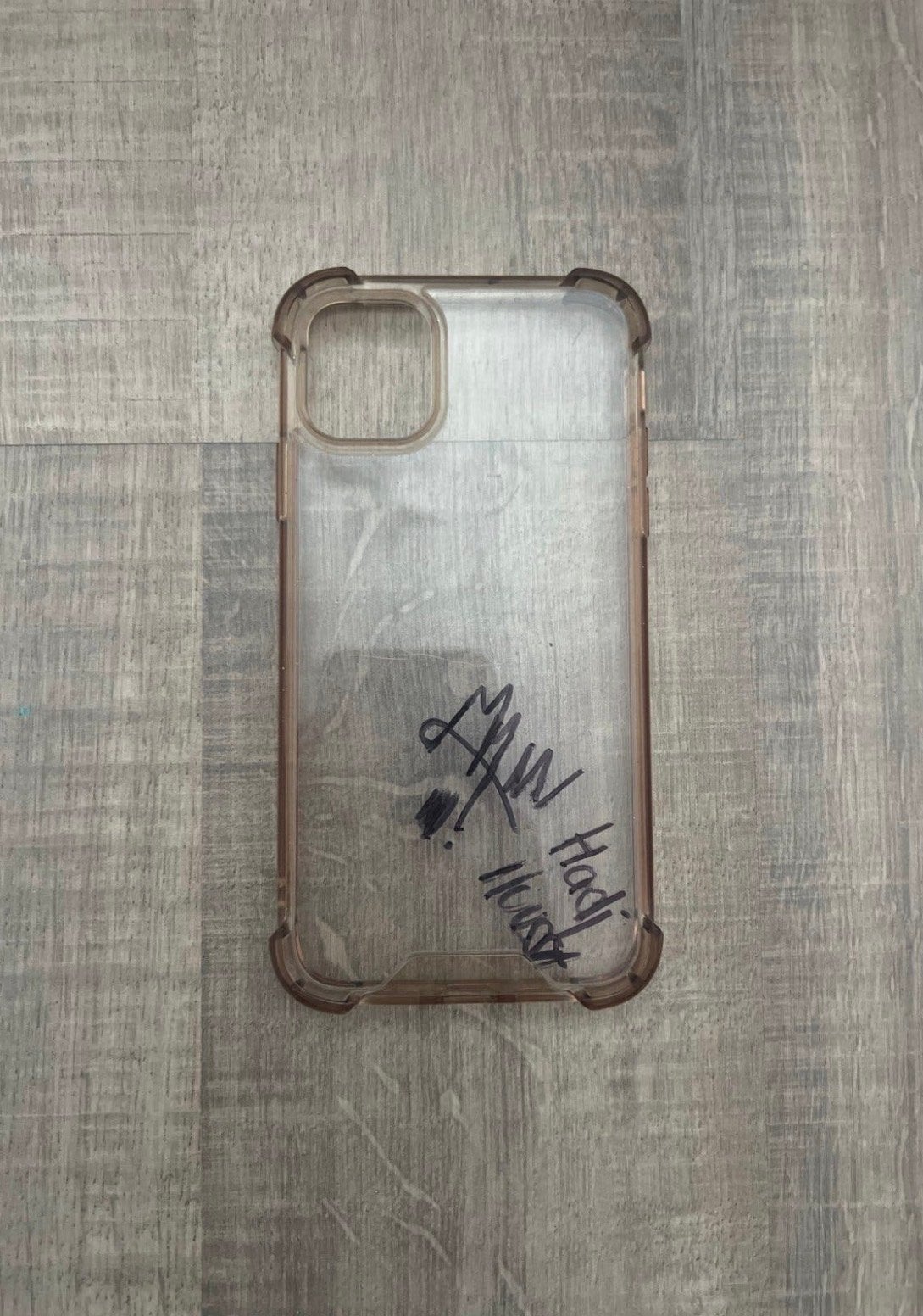 Telefoonhoesje originele handtekening Hadj Moussa Feyenoord, Gebruikt, Overige merken, Hoesje of Tasje, IPhone 12