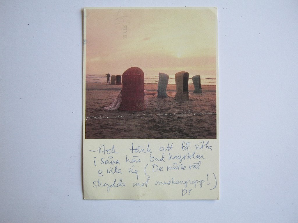 Ansichtkaarten Nederland, TC 7-47 Zandvoort Foto Strand, Verzenden, 1940 tot 1960, Gelopen, Noord-Holland