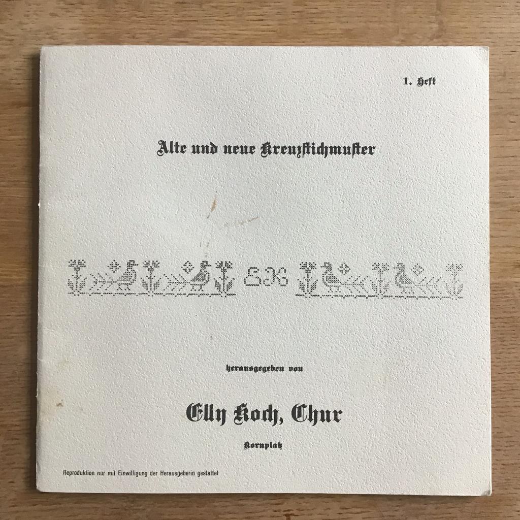 Kruisteken patroon Alte und neue Kreuzstichmuster Elly Koch, Ophalen of Verzenden, Handborduren, Patroon