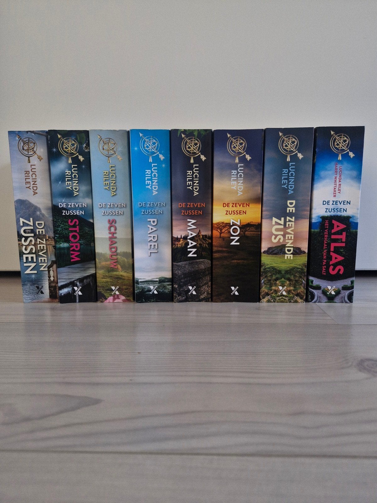 Complete serie De Zeven Zussen – Lucinda Riley – Alle 8, Boeken, Ophalen of Verzenden, Zo goed als nieuw, Lucinda Riley
