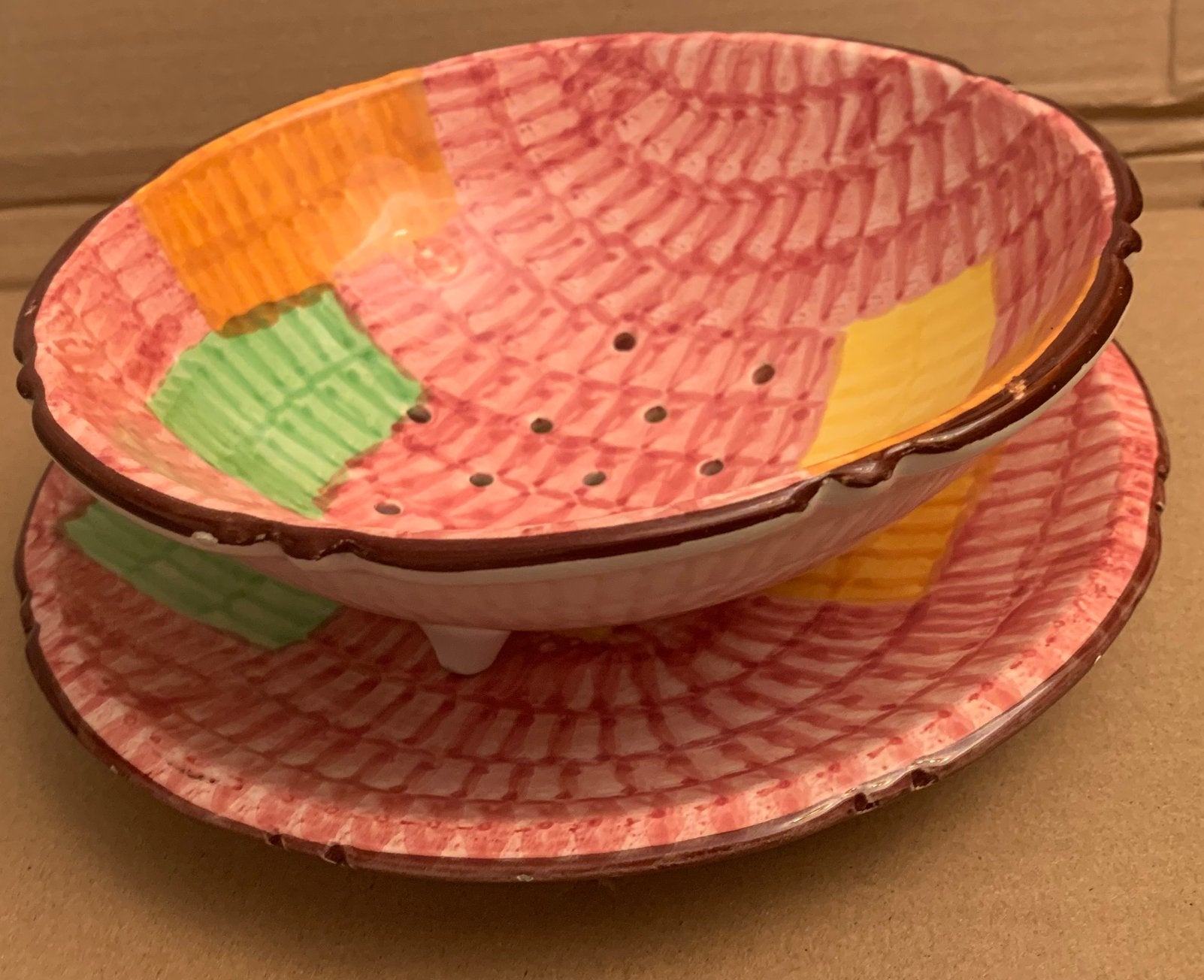 Eva Zeisel Designed Schramberg Spritzdekor Bauhaus C.1930, Ophalen of Verzenden