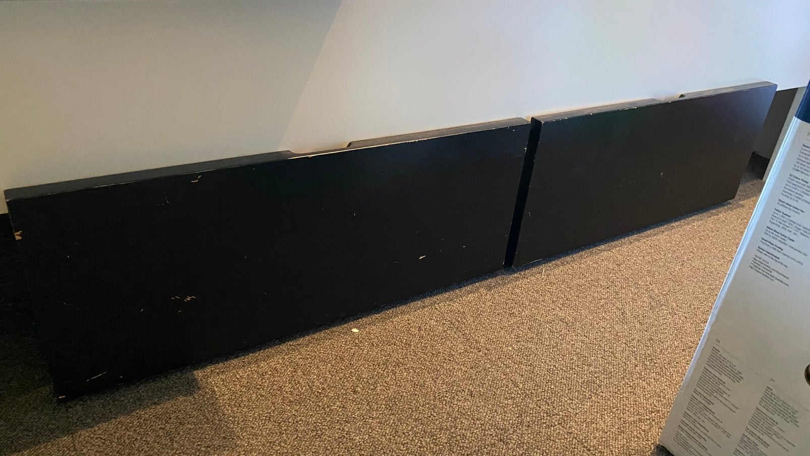Twee lades voor onder bed, Gebruikt, Zwart, Ophalen of Verzenden, Overige maten