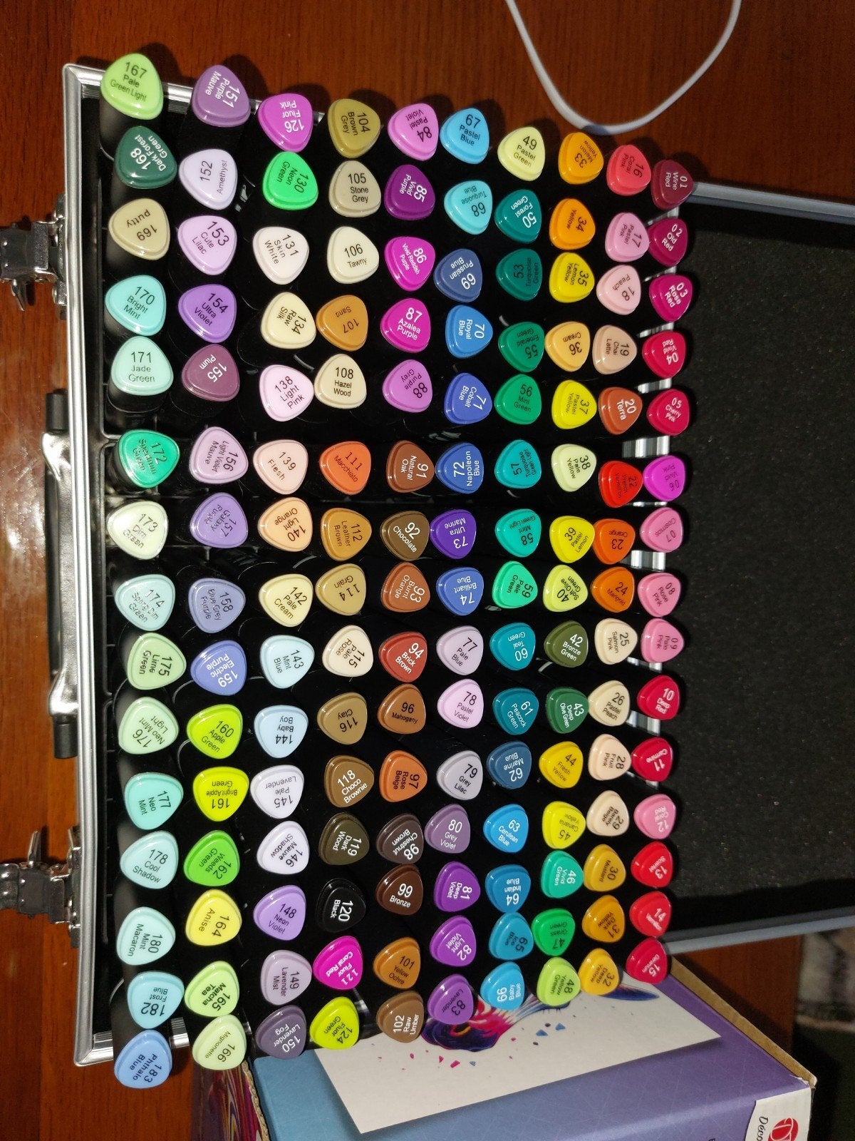 Decotime twinmarkers alcoholmarkers 249 stuks en 290 dubbele, Hobby en Vrije tijd, Ophalen, Gebruikt, Potlood of Stift