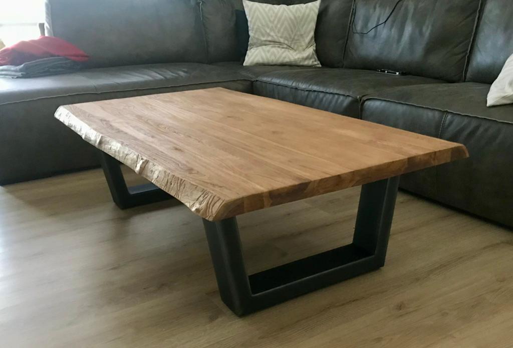 Salontafel Teak hout, Ophalen, 50 tot 100 cm, Zo goed als nieuw, Minder dan 50 cm