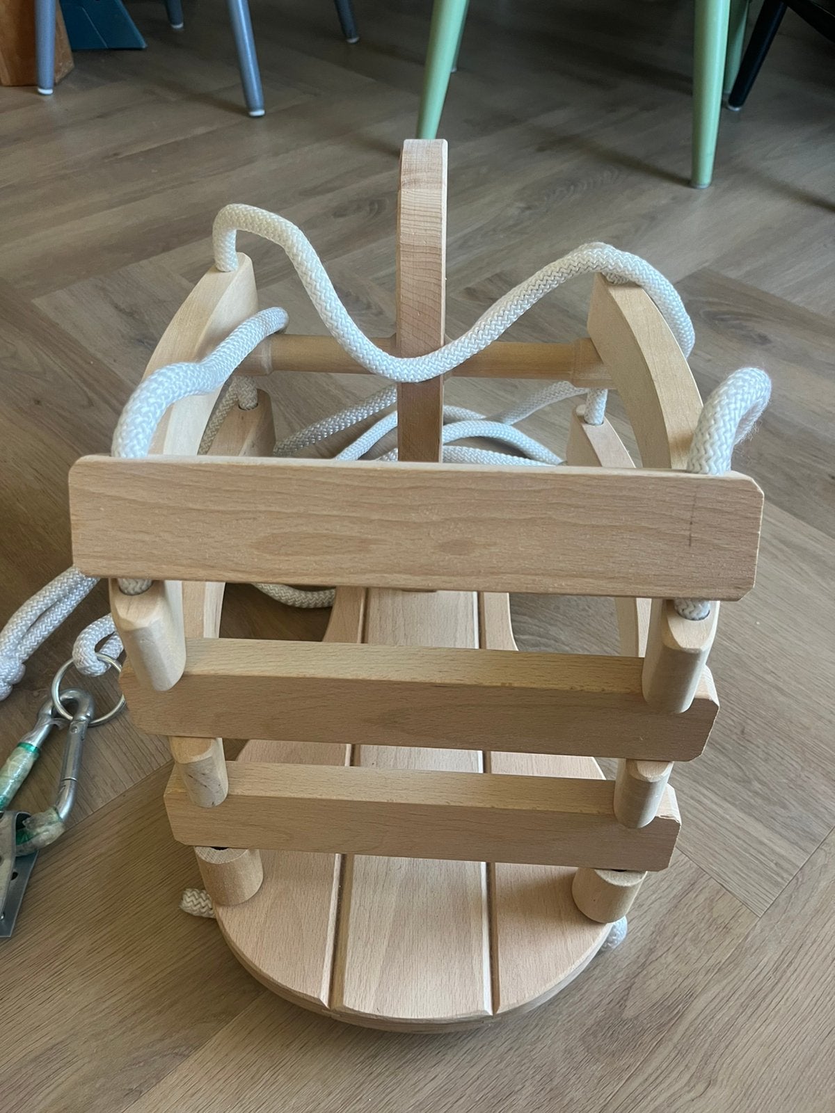 Schommel paard hout, Ophalen, Zo goed als nieuw, Schommel