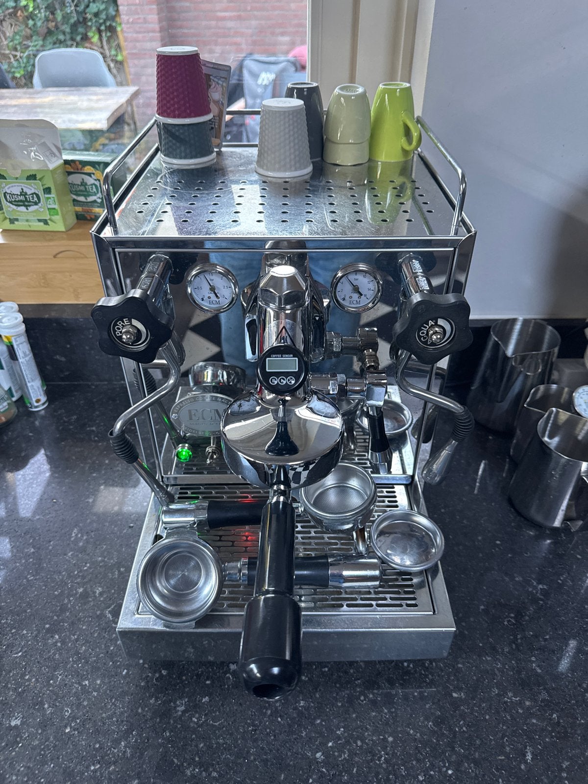 ECM Espresso Machine - Perfecte koffie thuis, Witgoed en Apparatuur, Espresso apparaat, 4 tot 10 kopjes, Gemalen koffie, Ophalen