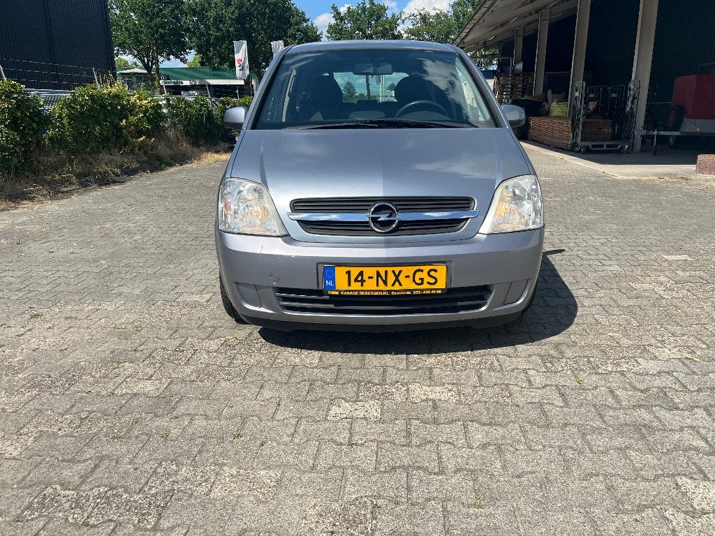 Opel Meriva 1.6 16V 2004 Grijs, Auto's, Opel, Bedrijf, Meriva, ABS, Airbags, Boordcomputer, Cruise Control, Elektrische buitenspiegels