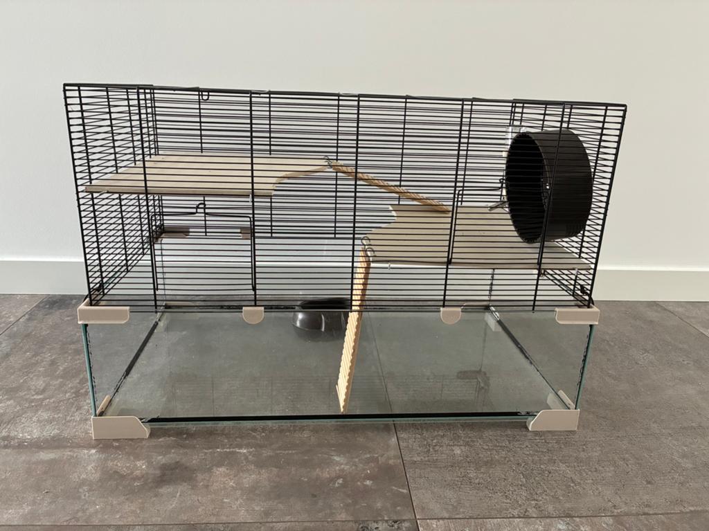 Hamsterkooi 78,5 x 45,5 x 52,5 CM, Kooi, Gebruikt, Hamster, 75 tot 110 cm