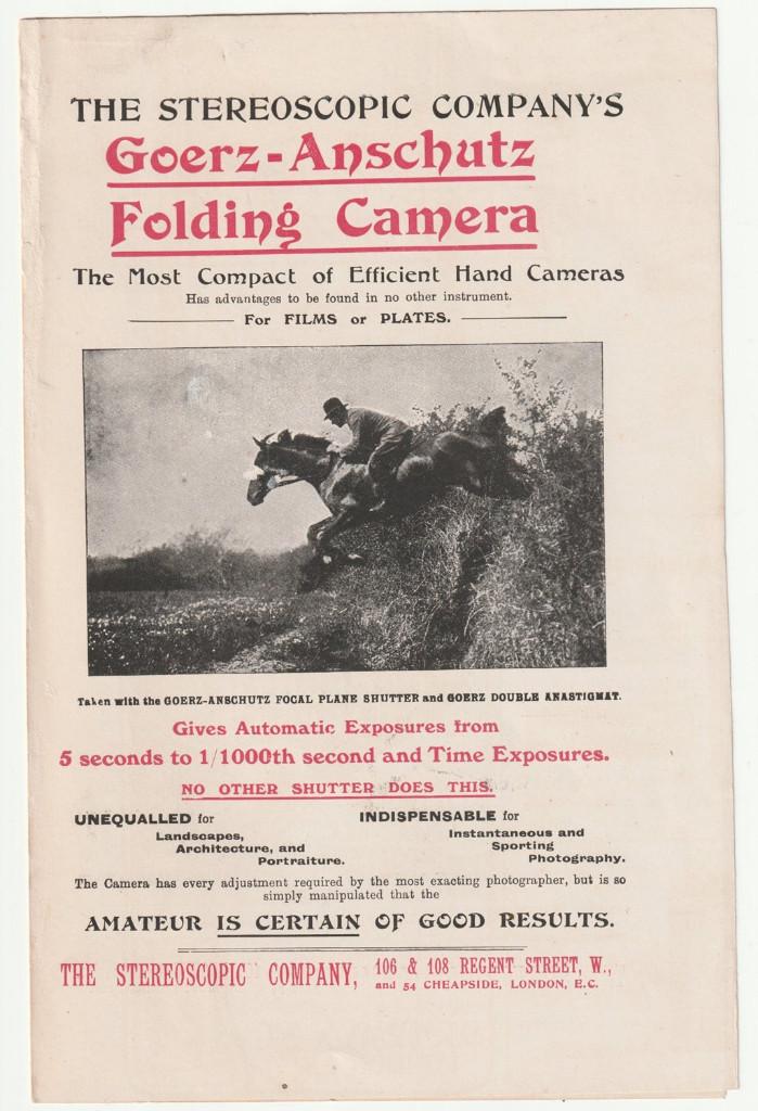 Goerz-Anschutz folding camera folder / schade, Verzenden, Gelezen, Folder