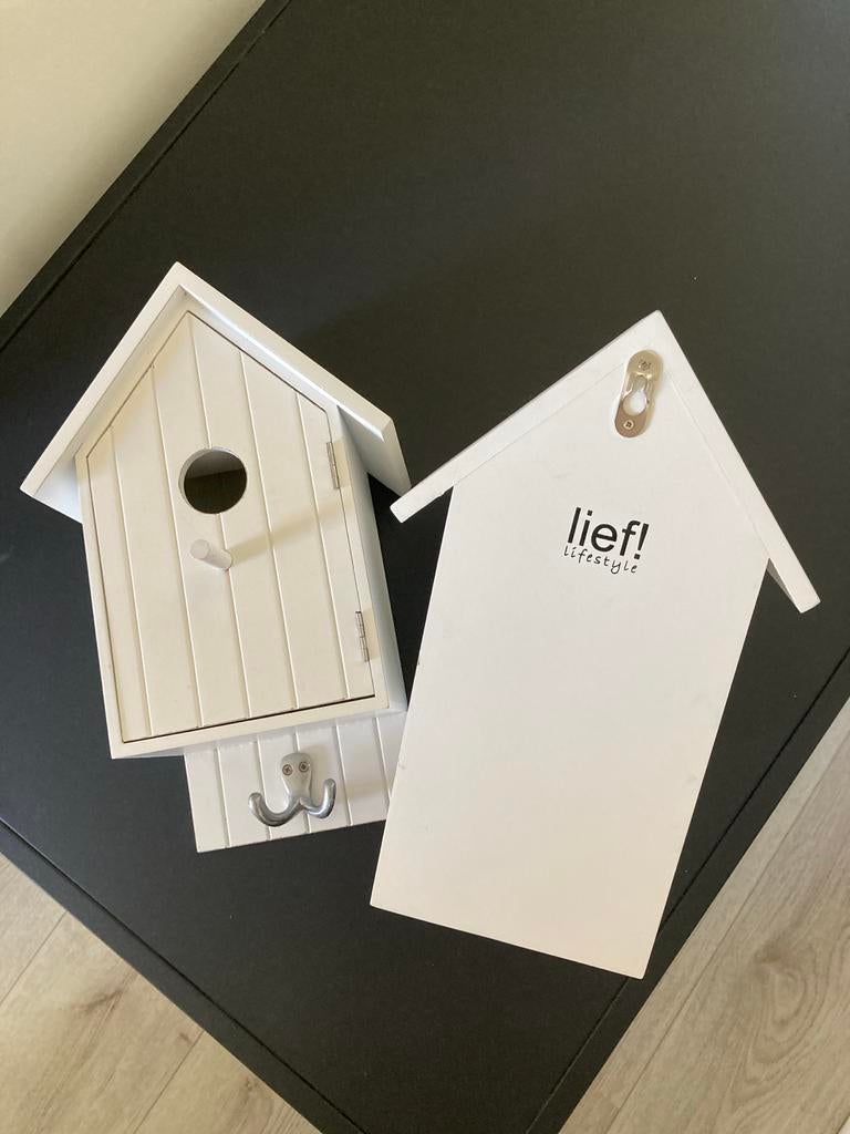 Leuk vogelhuisje kapstokje van Lief! Lifestyle, Wandkapstok, Ophalen of Verzenden, Zo goed als nieuw, Minder dan 100 cm