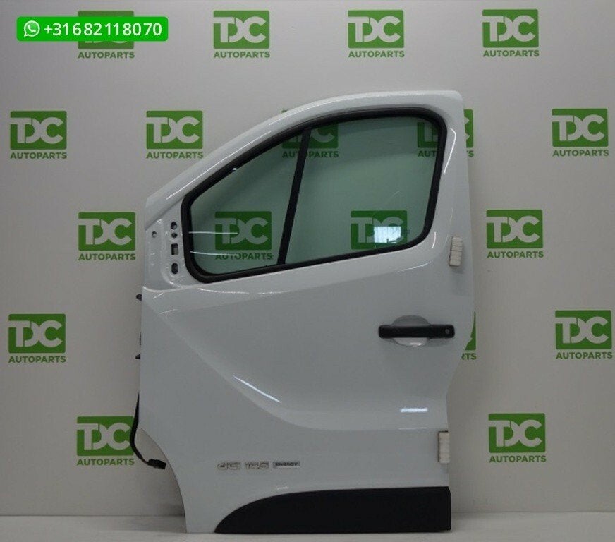 Renault Trafic ('14-'18) Voorportier links wit, Gebruikt, Voor, Ophalen of Verzenden, Renault