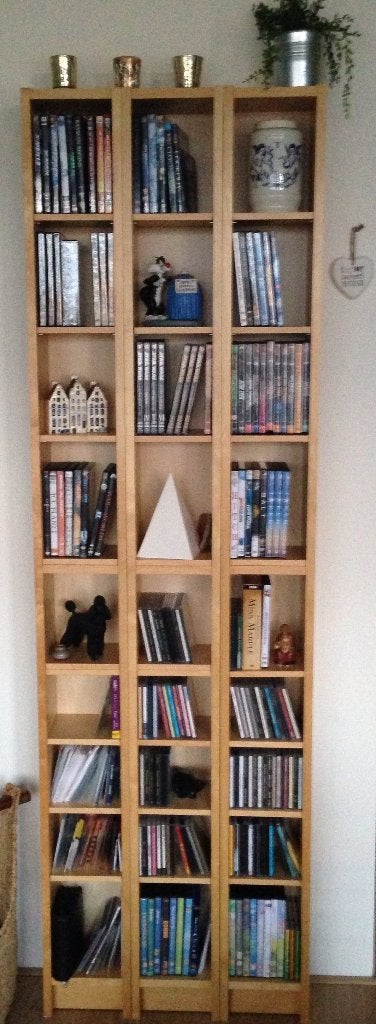 Ikea 2x Berken CD kastje Gnedby, Ophalen, Gebruikt, 150 discs of meer, Hout