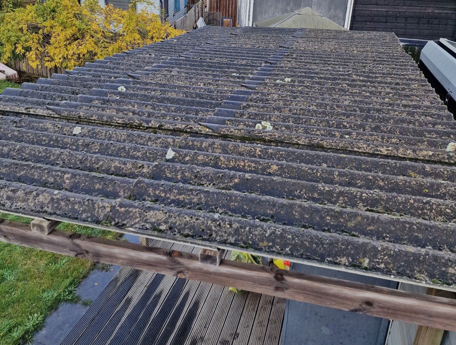 Gebruikte golfplaten voor dakbedekking, Ophalen, Overige materialen, Gebruikt, 15 m² of meer