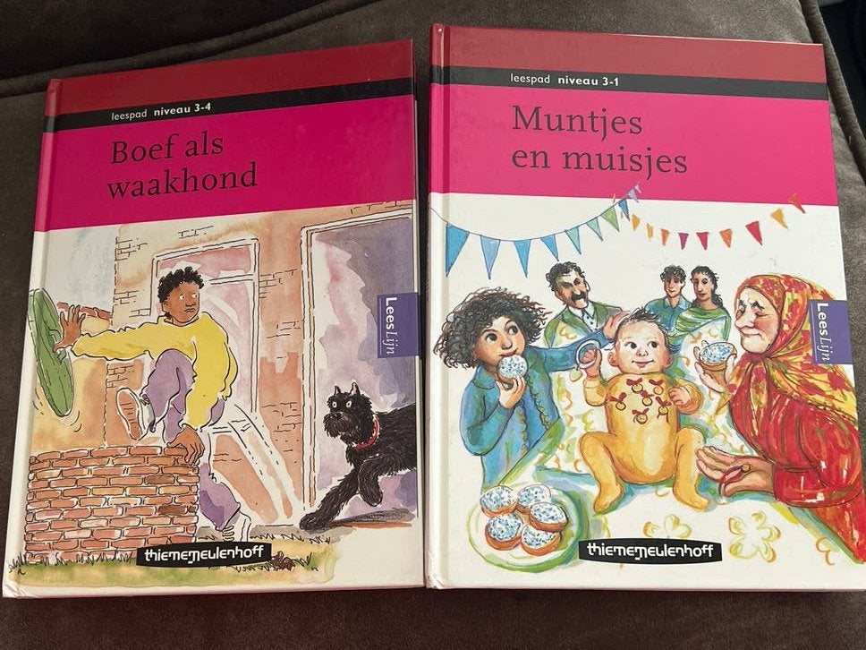 LeesLijn boeken: Boef als waakhond & Muntjes en muisjes, Ophalen of Verzenden, Zo goed als nieuw, Fictie algemeen